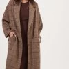 Dalary Plaid Oversized Coat 1 Dalary Plaid Oversized Coat -Chic Outfit Shop ACT16901 BROWNMULTIPLAID 6