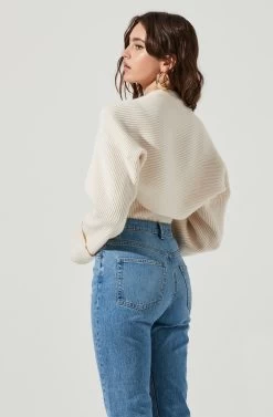 Yara Cami And Shrug Sweater Set -Chic Outfit Shop ACT16924B CREAM 5