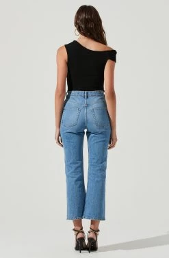 Montrose Off Shoulder Cutout Bodysuit 12 Montrose Off Shoulder Cutout Bodysuit -Chic Outfit Shop ACT16962 BLACK 3