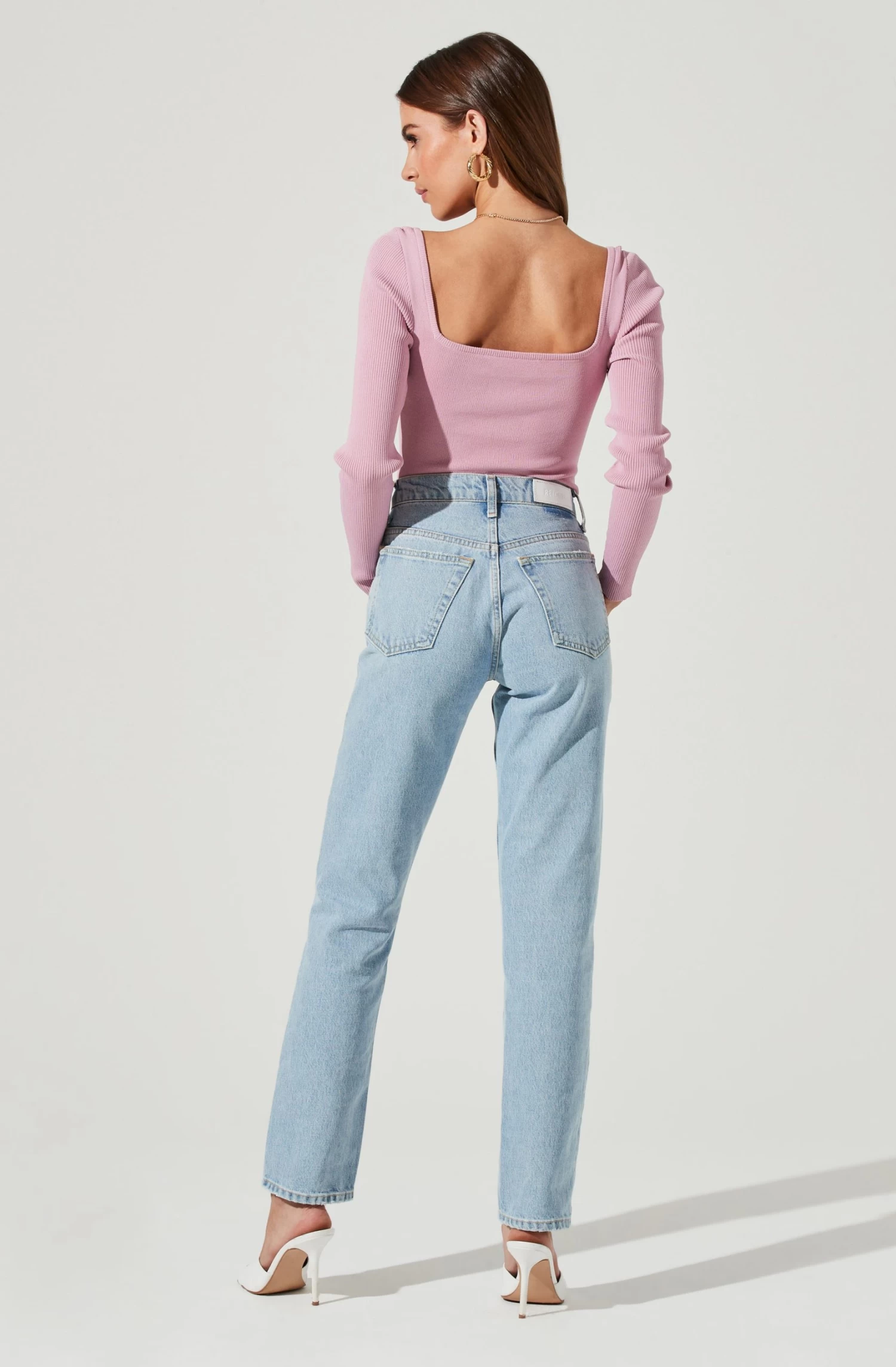 Tarzana Ribbed Knit Sweetheart Sweater 11 Tarzana Ribbed Knit Sweetheart Sweater - Image 9