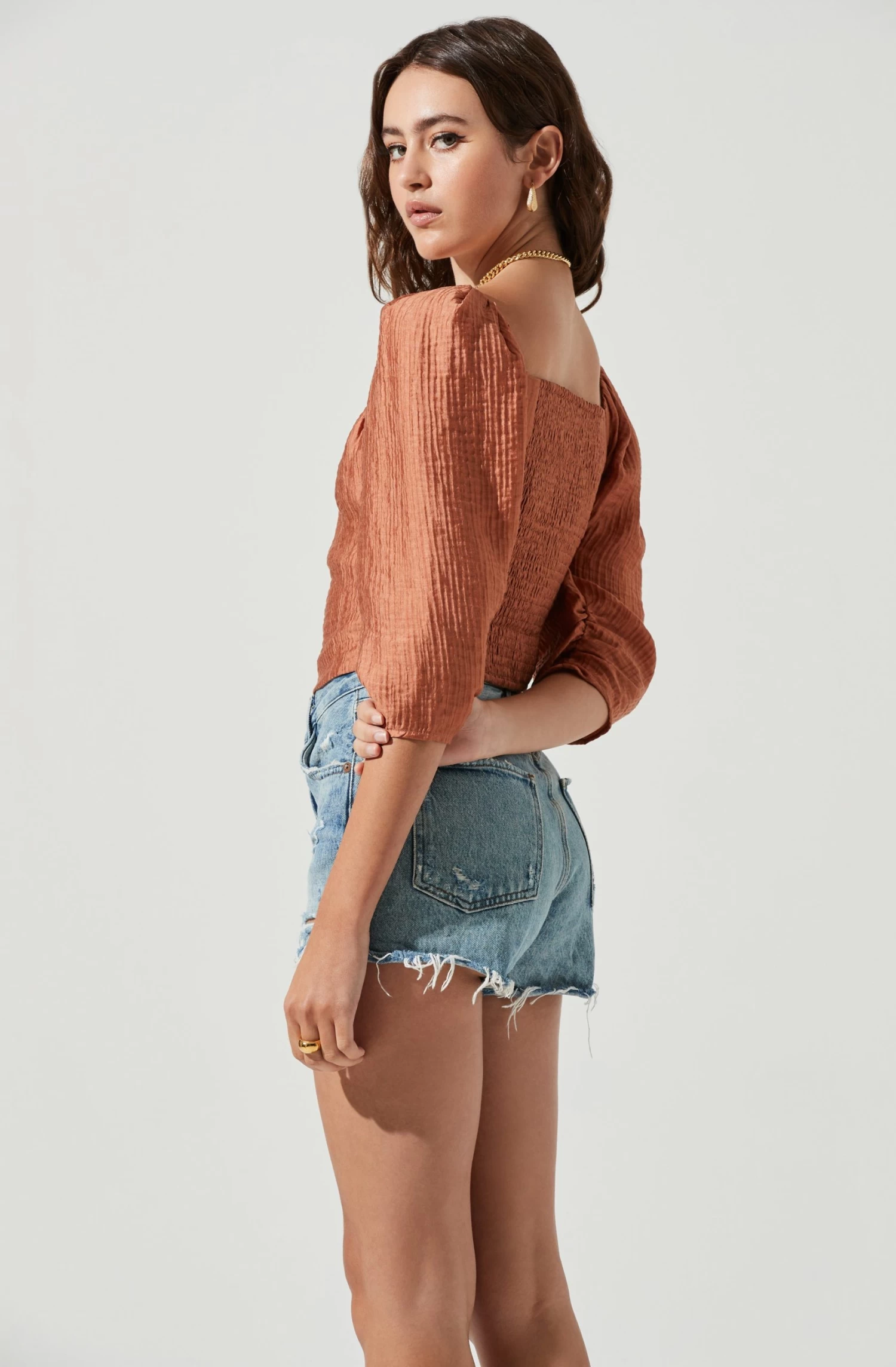 Kemp Square Neck Half Sleeve Top 12 Kemp Square Neck Half Sleeve Top - Image 10