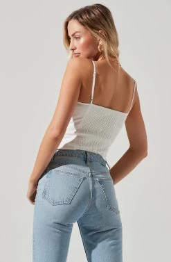 Brixley Underwire Bustier Top 25 Brixley Underwire Bustier Top -Chic Outfit Shop ACT17260 WHITE 1390