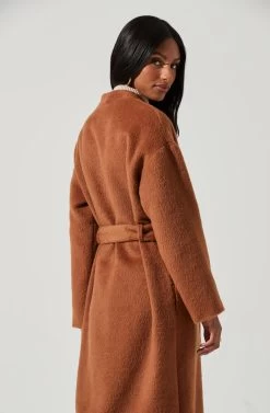 Berkley Tie Waist Coat 24 Berkley Tie Waist Coat -Chic Outfit Shop ACT17309 CAMEL 0829