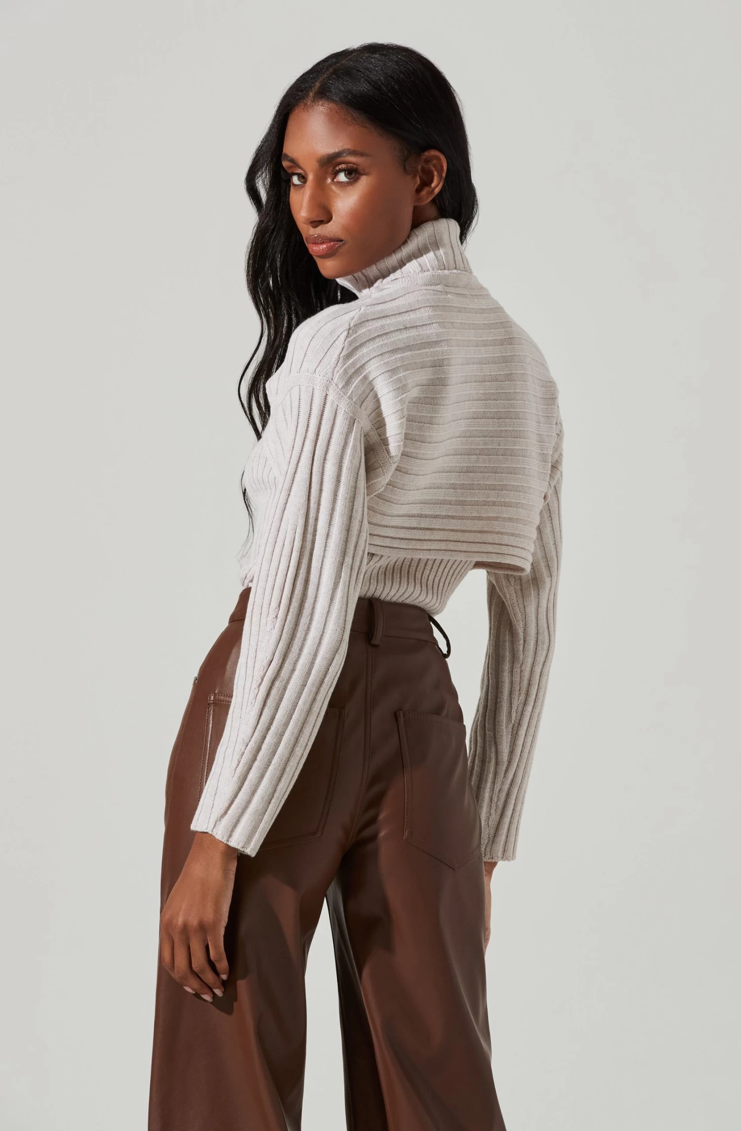 Soraya Turtleneck Shrug Sweater Set 8 Soraya Turtleneck Shrug Sweater Set - Image 6