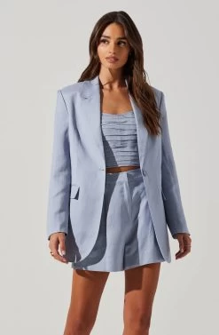 Laudine Blazer 22 Laudine Blazer -Chic Outfit Shop ACT17526L SLATEBLUE 3