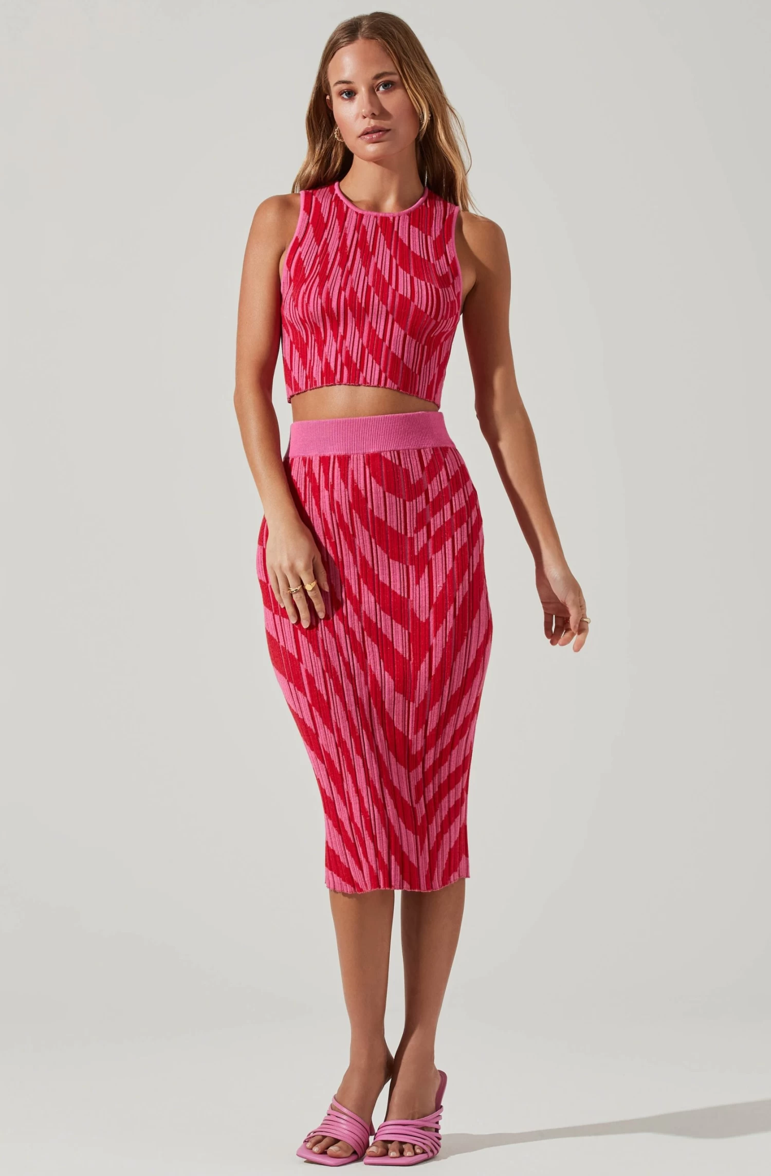 Alana Ribbed Knit Sleeveless Sweater 4 Alana Ribbed Knit Sleeveless Sweater - Image 2