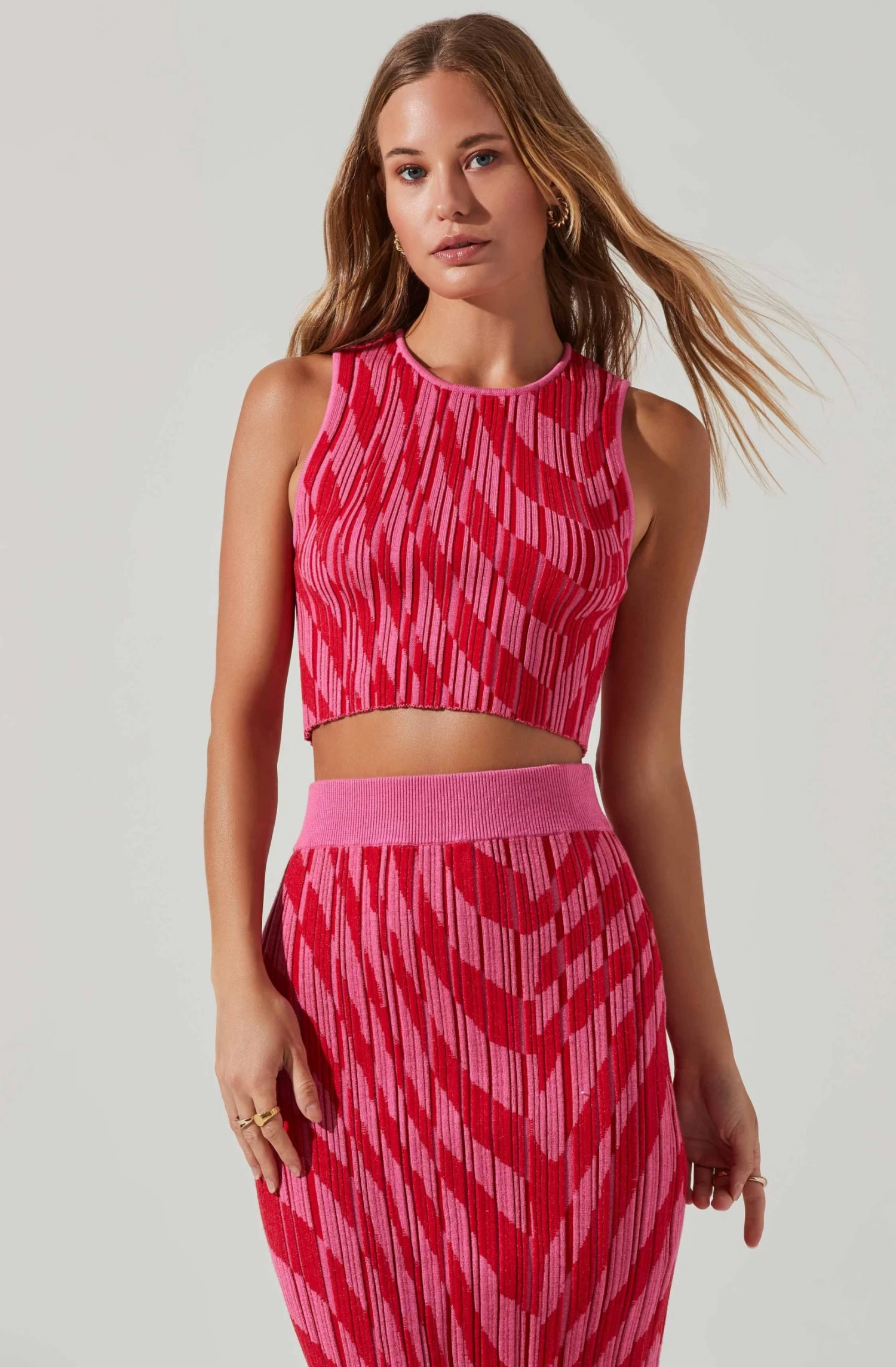 Alana Ribbed Knit Sleeveless Sweater 3 Alana Ribbed Knit Sleeveless Sweater