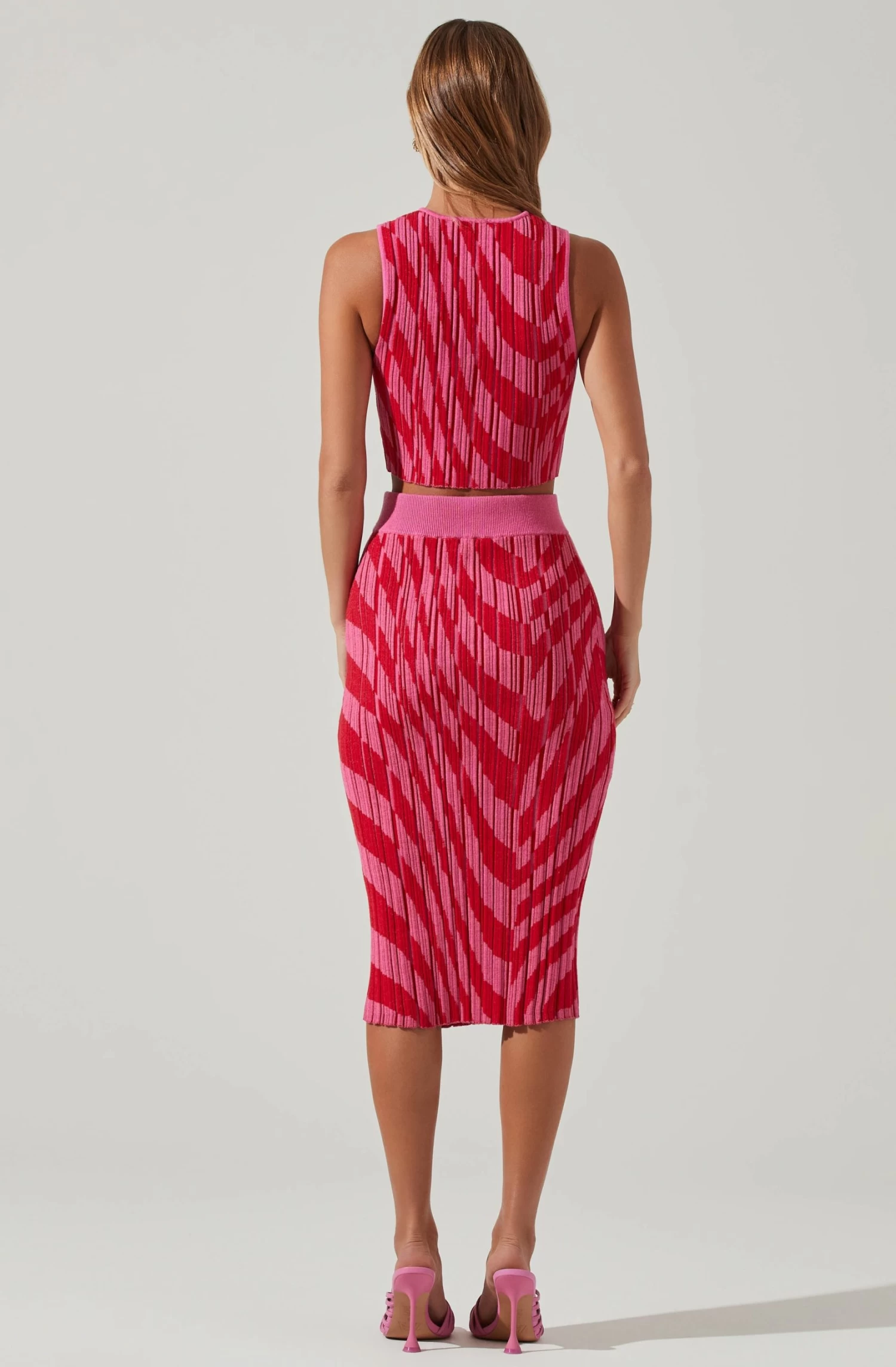 Alana Ribbed Knit Sleeveless Sweater 5 Alana Ribbed Knit Sleeveless Sweater - Image 3