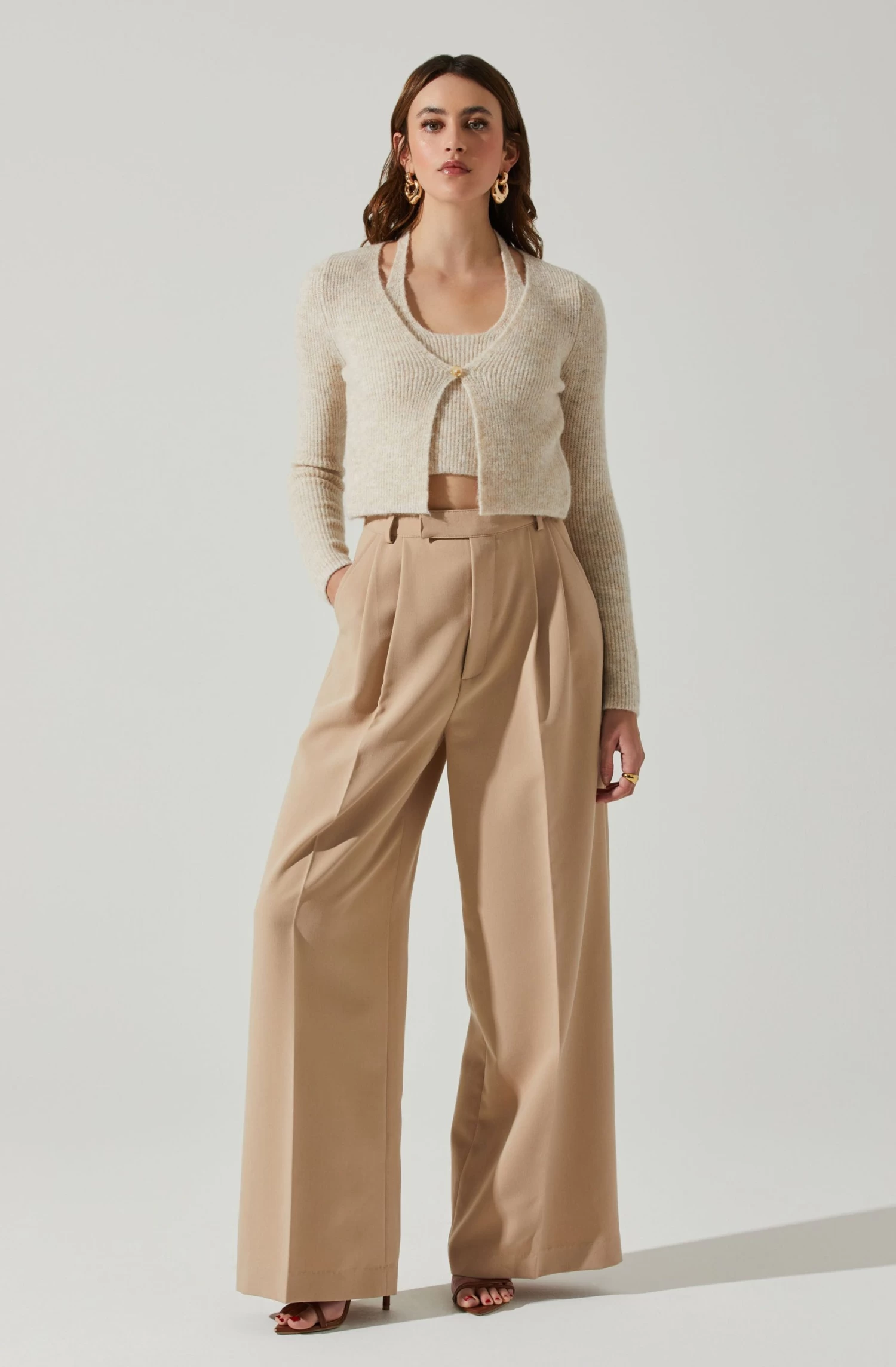 Mayte One Piece Halter Sweater Set 4 Mayte One Piece Halter Sweater Set - Image 3