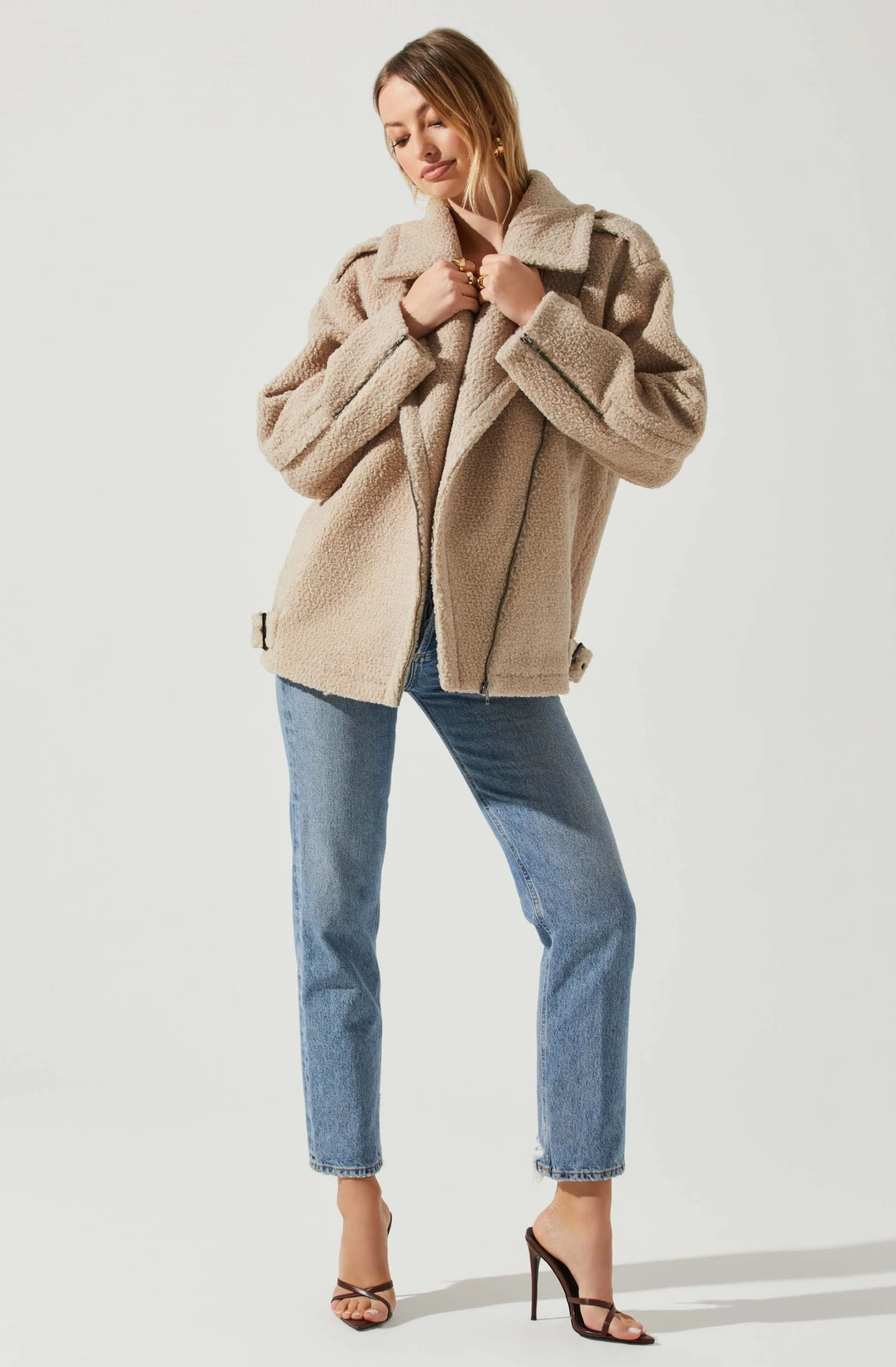 Layne Oversized Moto Jacket 4 Layne Oversized Moto Jacket - Image 2