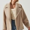 Layne Oversized Moto Jacket 2 Layne Oversized Moto Jacket -Chic Outfit Shop ACT17865 TAUPE 4