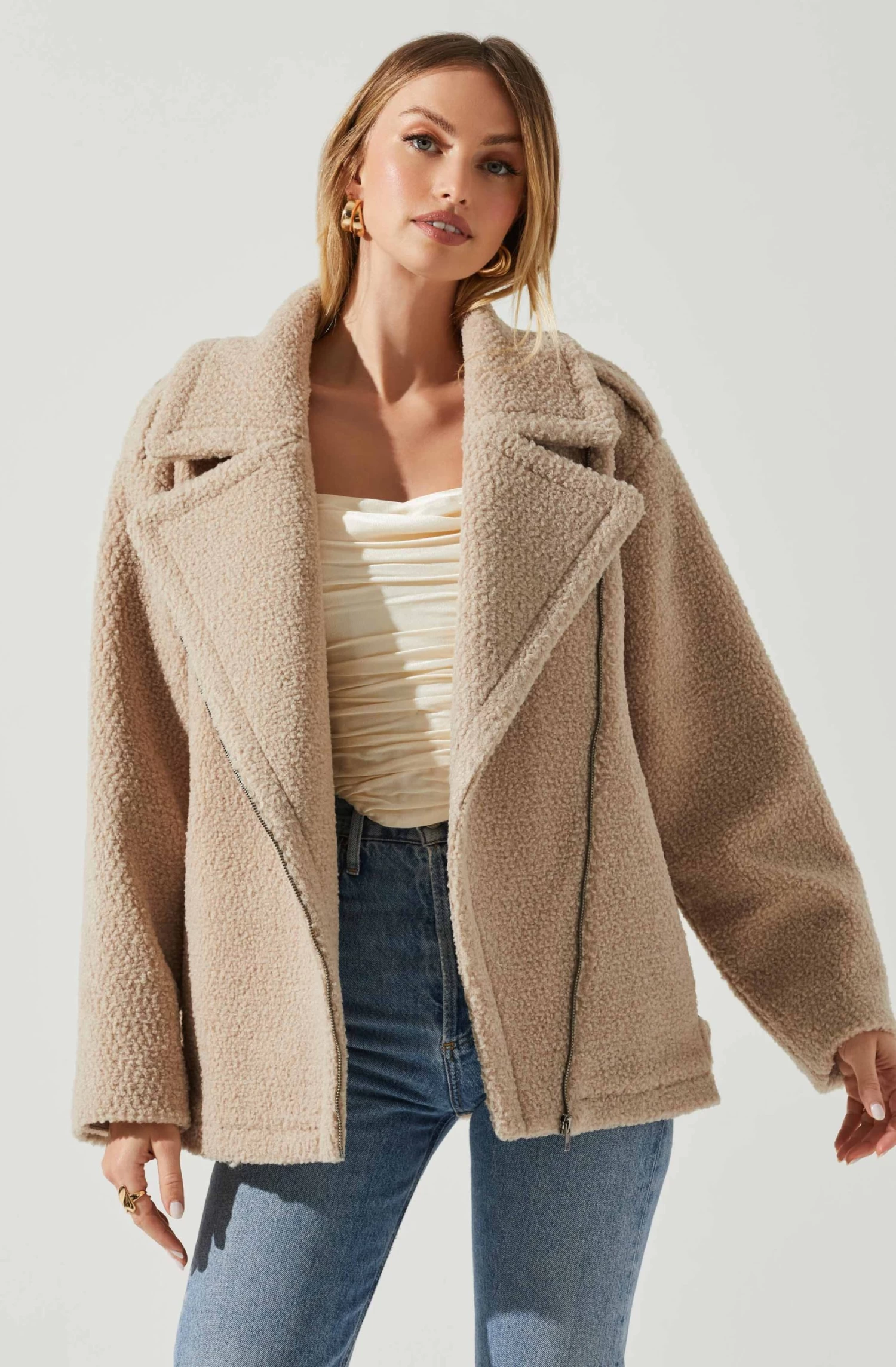 Layne Oversized Moto Jacket 3 Layne Oversized Moto Jacket