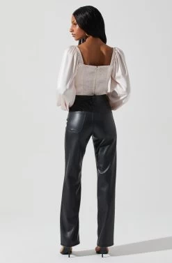 Penny Ruched Bust Long Sleeve Top 36 Penny Ruched Bust Long Sleeve Top -Chic Outfit Shop ACT17882S BLUSH 5