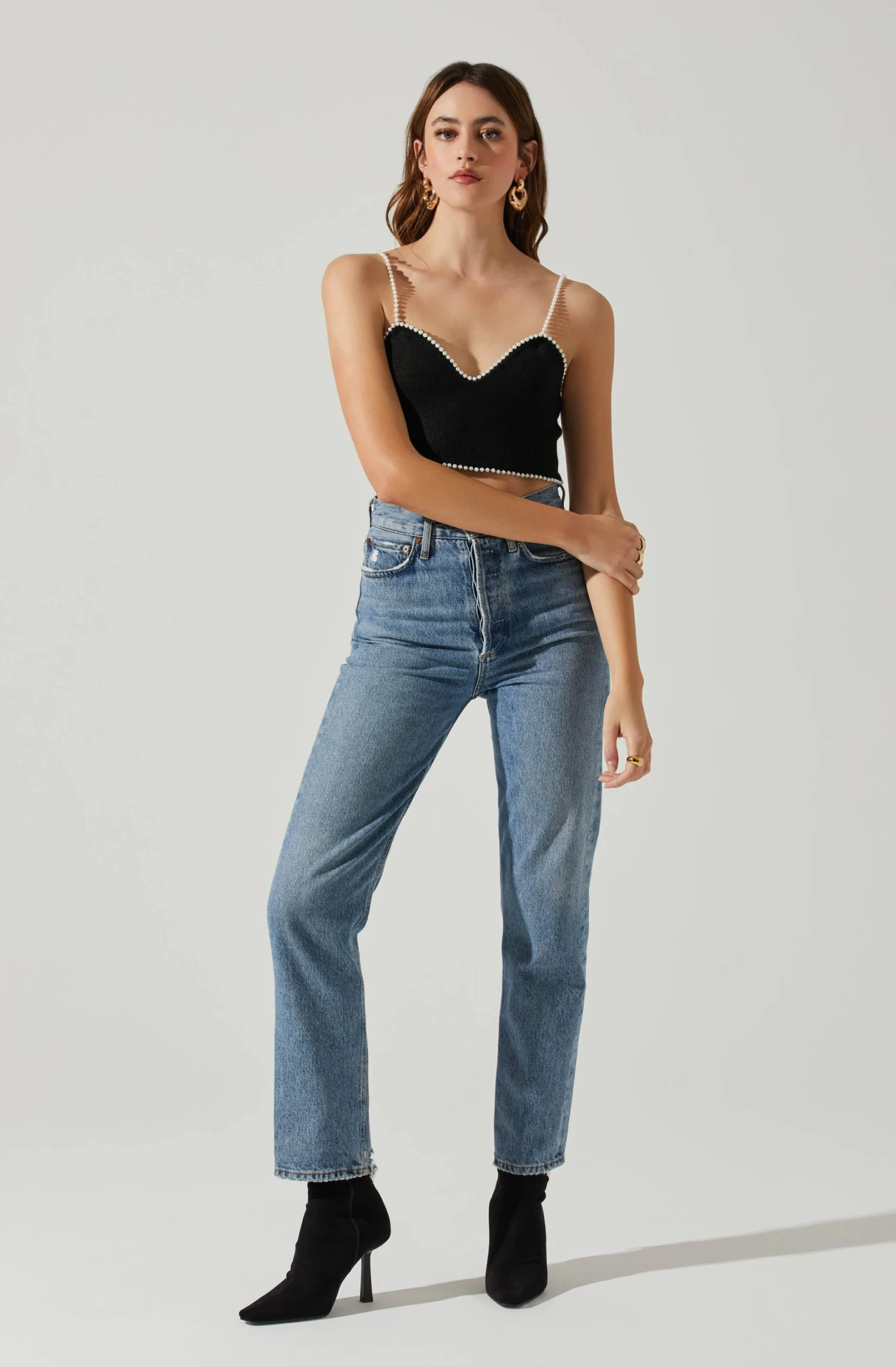 Kira Pearl Embellished Sweater Top 4 Kira Pearl Embellished Sweater Top - Image 2