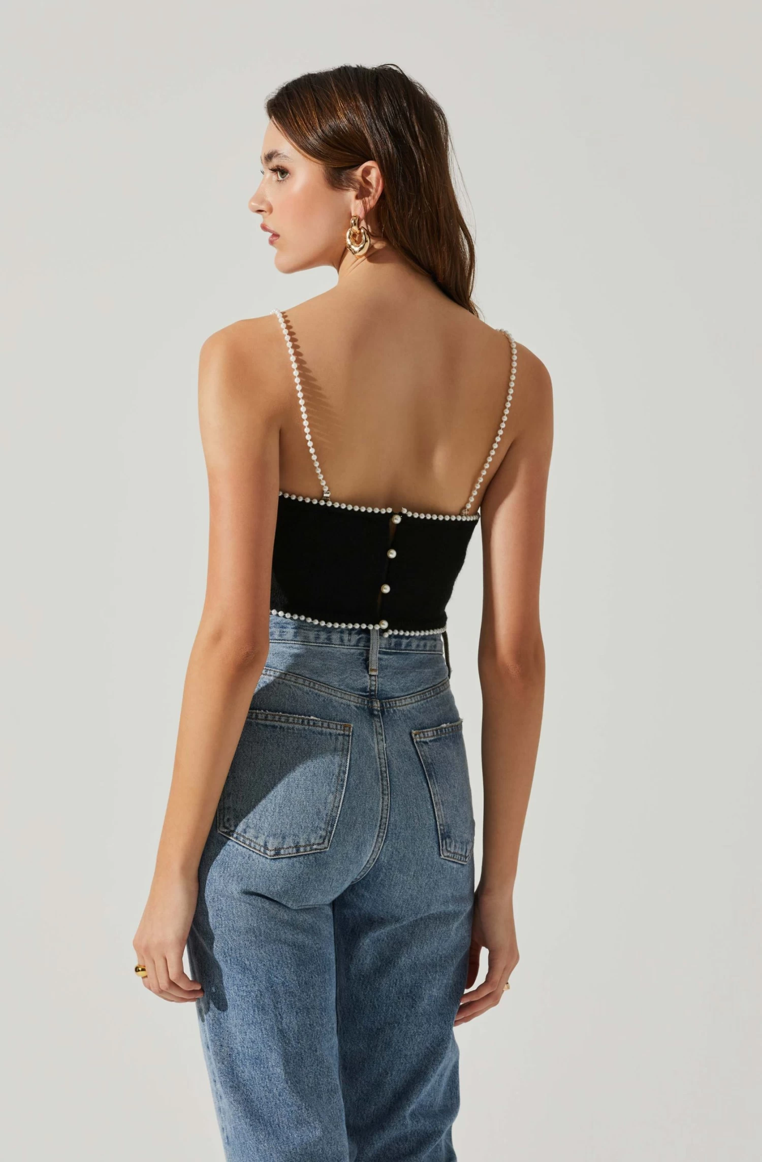 Kira Pearl Embellished Sweater Top 8 Kira Pearl Embellished Sweater Top - Image 6