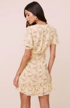 Madelyn Floral Dress -Chic Outfit Shop ADR100233 YELLOWFLORAL 5