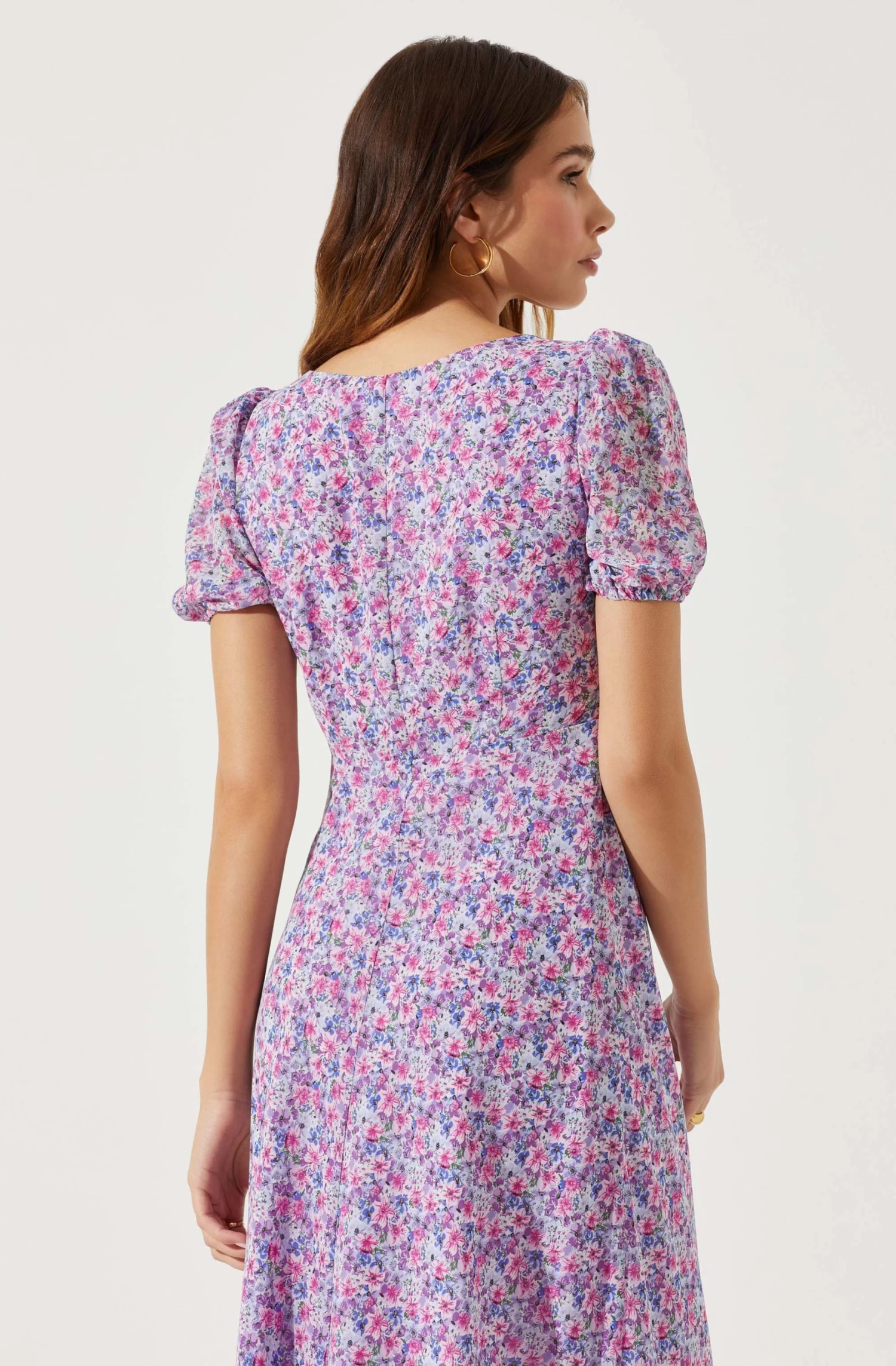 Sweetheart Neck Floral Twist Bust Maxi Dress 13 Sweetheart Neck Floral Twist Bust Maxi Dress - Image 11