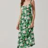 Satin Corset Floral Maxi Dress