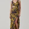 Cutout Ruched Maxi Dress 1 Cutout Ruched Maxi Dress -Chic Outfit Shop ADR101913 CHARTREUSEINDIGOFL 2