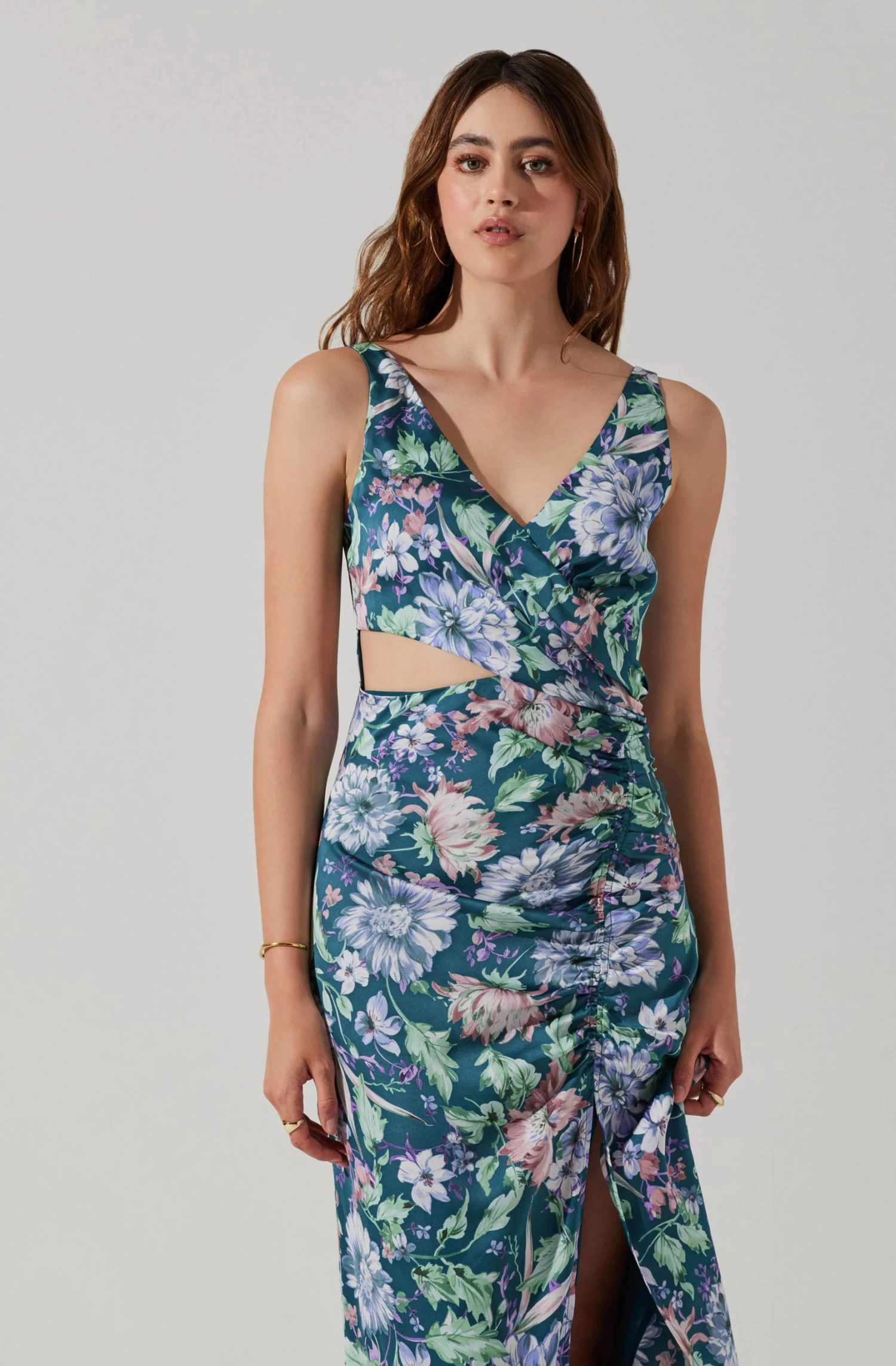 Cutout Ruched Maxi Dress 12 Cutout Ruched Maxi Dress - Image 10