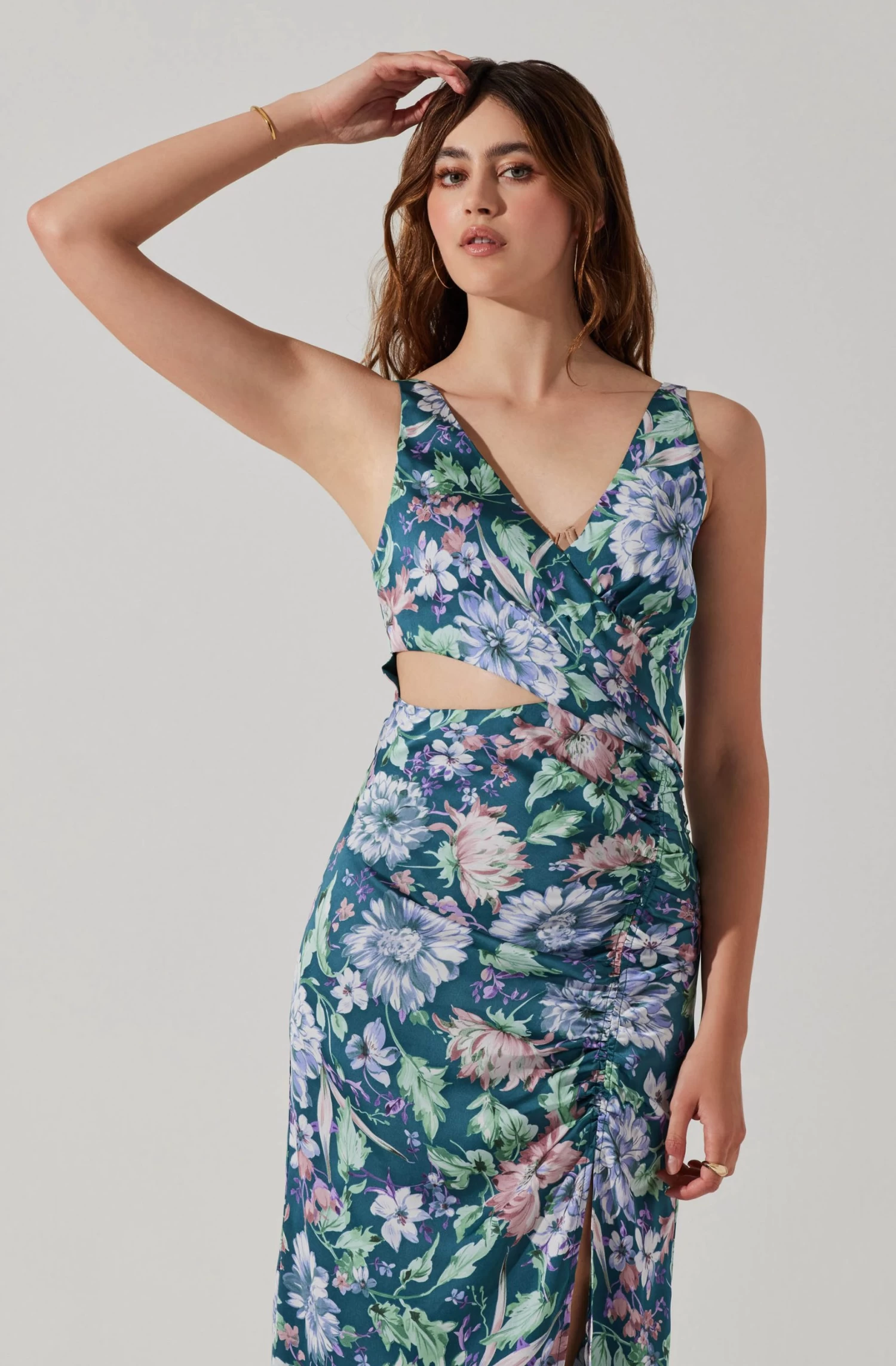 Cutout Ruched Maxi Dress 10 Cutout Ruched Maxi Dress - Image 8