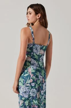 Cutout Ruched Maxi Dress 24 Cutout Ruched Maxi Dress -Chic Outfit Shop ADR101913 TEALPURPLEMULTIFL 6