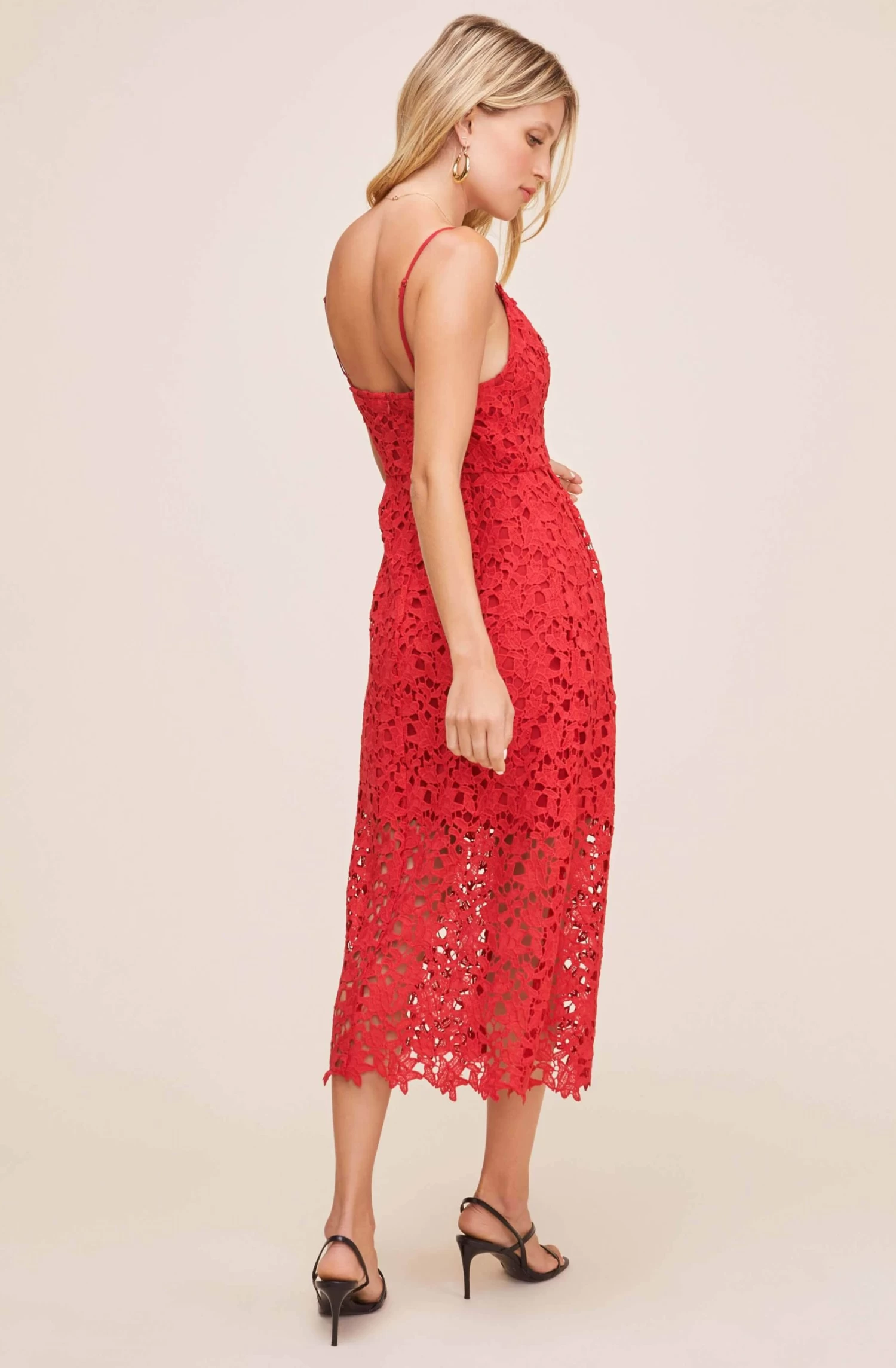 Lace A Line Midi Dress 5 Lace A Line Midi Dress - Image 3