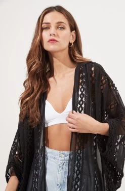 Blythe Cover Up 12 Blythe Cover Up -Chic Outfit Shop AMB J91605 96 BLACK 4