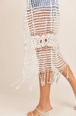 Sun Chaser Crochet Cover Up 10 Sun Chaser Crochet Cover Up -Chic Outfit Shop AMB NF00002121 BEIGE 4