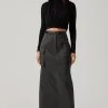 High Rise Cargo Maxi Skirt -Chic Outfit Shop AS9163 CHARCOAL 3 2a767c9d 850d 4d2a ab16 eaca8ce98b6b
