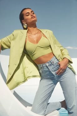 Seneca Ribbed Knit Cropped Bralette -Chic Outfit Shop ASTR SPR22 PT1 1838 8b1ec3a7 15eb 47db 8f10 b4776bb0f3a5