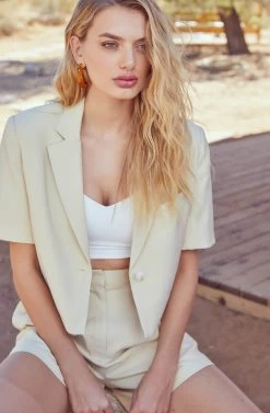 Melrose Short Sleeve Jacket -Chic Outfit Shop ASTR SUM21 PT1 1886 edited