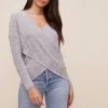 Wrap Front Sweater -Chic Outfit Shop AT13204 003 HEATHERGREY 2 4457c686 2b7f 49fb b1b4 134f5bd06be3