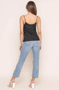 Cowl Drape Cami -Chic Outfit Shop AT15035D BLACK DOT 4A 430e0d92 92ab 4cbb aea5 65519fce013a