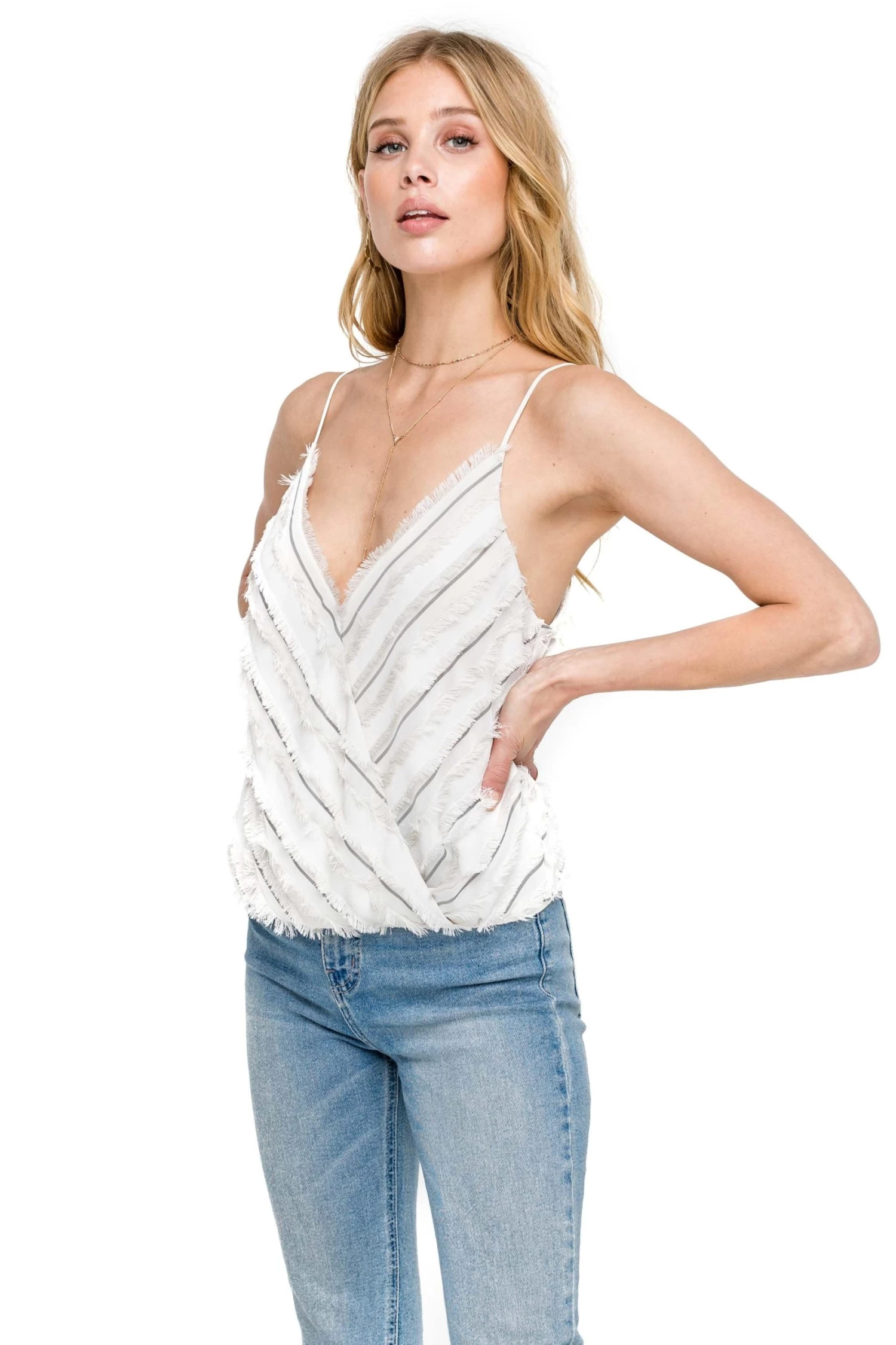 Surplice Eyelash Cami 7 Surplice Eyelash Cami - Image 5