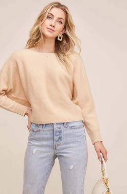 June Sweater -Chic Outfit Shop AT15919 CAMEL 2