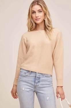 June Sweater -Chic Outfit Shop AT15919 CAMEL 3