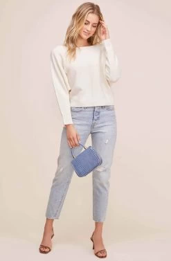 June Sweater -Chic Outfit Shop AT15919 OFF WHITE 1