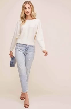 June Sweater -Chic Outfit Shop AT15919 OFF WHITE 2