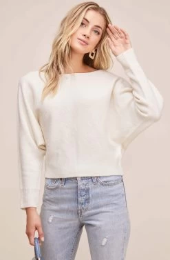 June Sweater -Chic Outfit Shop AT15919 OFF WHITE 3