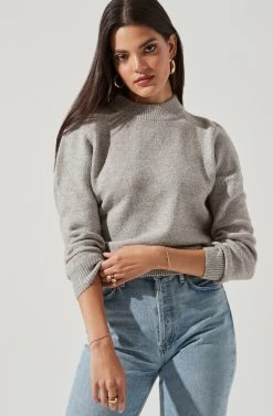 Reversible Open Back Sweater 17 Reversible Open Back Sweater -Chic Outfit Shop AT16314 GREY SILVER 3