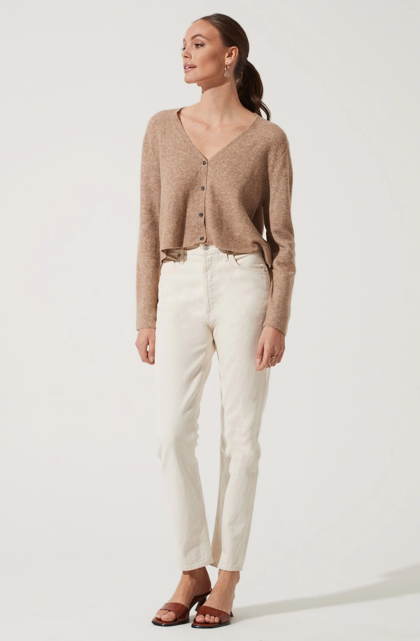 Long Sleeve Button Front Cardigan 5 Long Sleeve Button Front Cardigan - Image 3