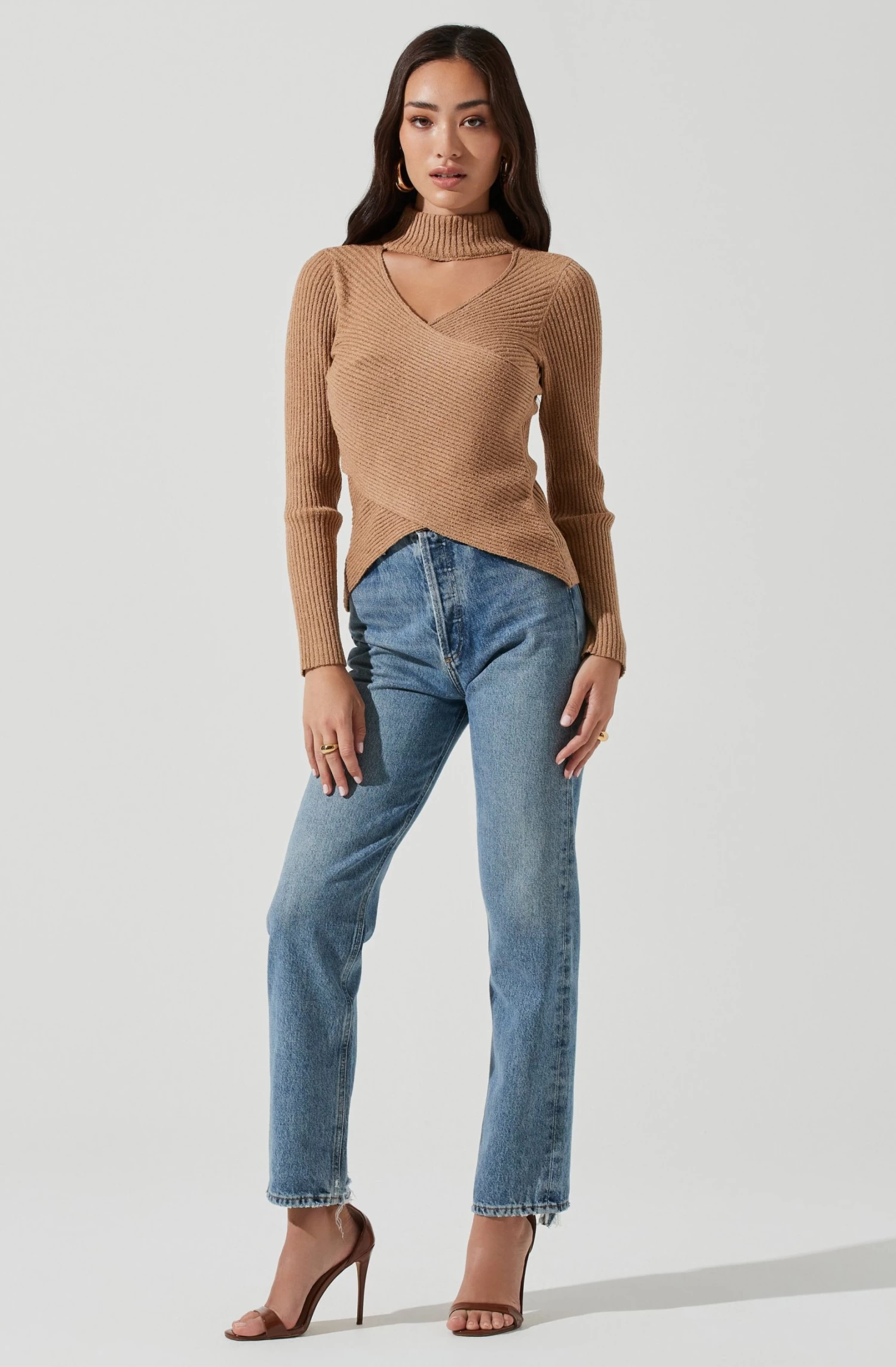 Mock Neck Cross Front Sweater 22 Mock Neck Cross Front Sweater - Image 20