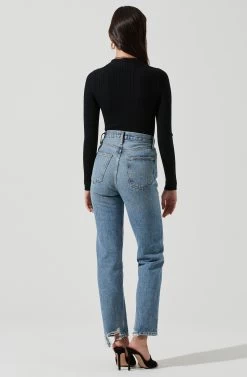 Twist Front Sweater 22 Twist Front Sweater -Chic Outfit Shop AT17051 BLACK 1312