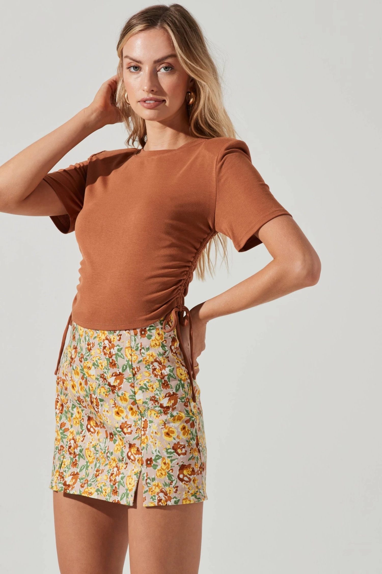 Cinched Side Crop Tee 9 Cinched Side Crop Tee - Image 7