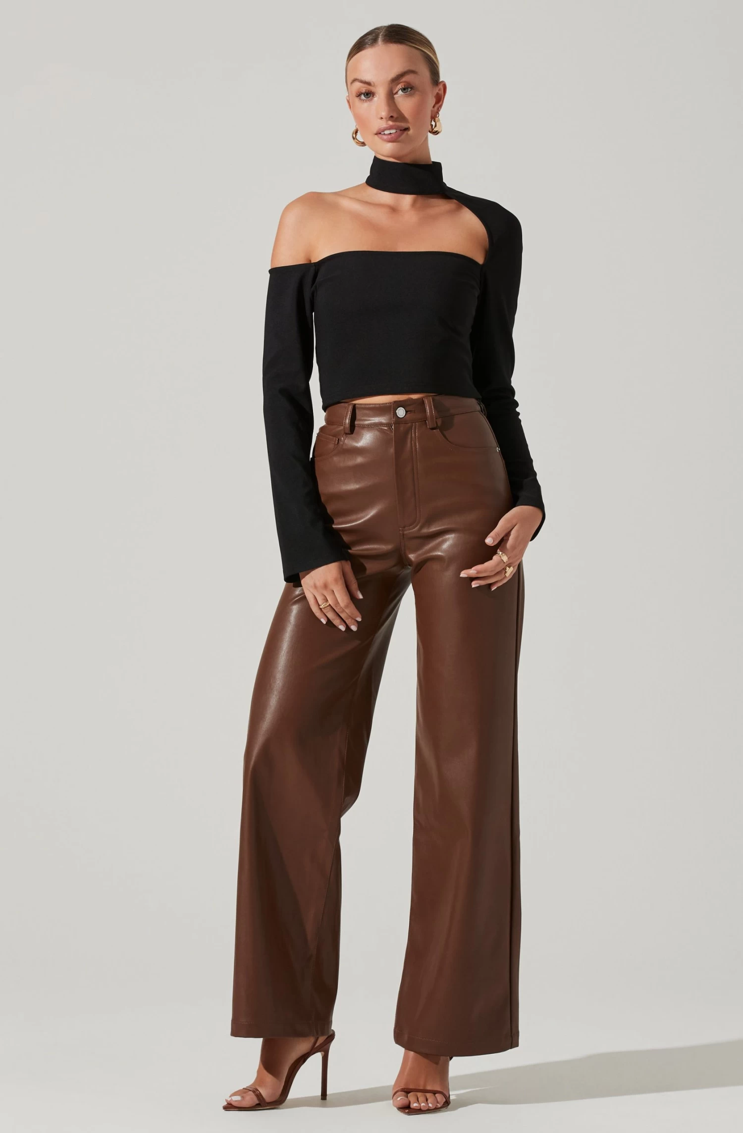 Cutout Turtle Neck Sweater 4 Cutout Turtle Neck Sweater - Image 2