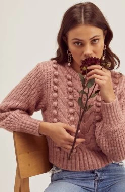 Tina Pom Pom Sweater 29 Tina Pom Pom Sweater -Chic Outfit Shop FallSweaters 0500