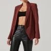 Blazer Jacket -Chic Outfit Shop LT17376 FCI GARNET 4