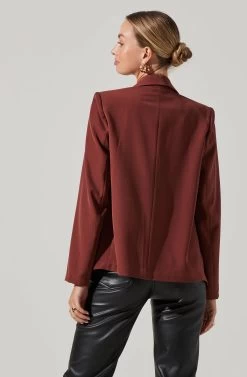 Blazer Jacket -Chic Outfit Shop LT17376 FCI GARNET 5